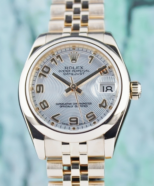(image for) ROLEX 18K MID SIZE 18K ROSE GOLD OYSTER PERPETUAL DATEJUST / 178245