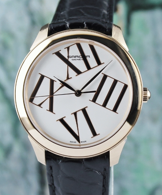 (image for) UNWORN NEW SARCAR 18K ROSE GOLD AUTOMATIC WATCH /