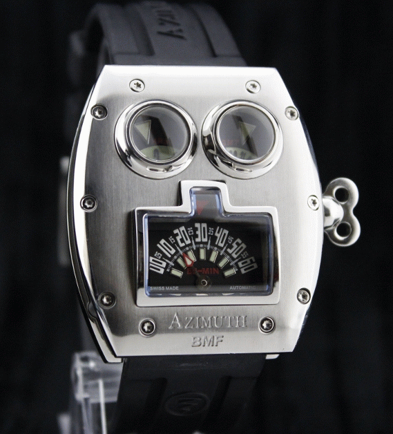 (image for) A AZIMUTH MR ROBOTO STEEL WATCH
