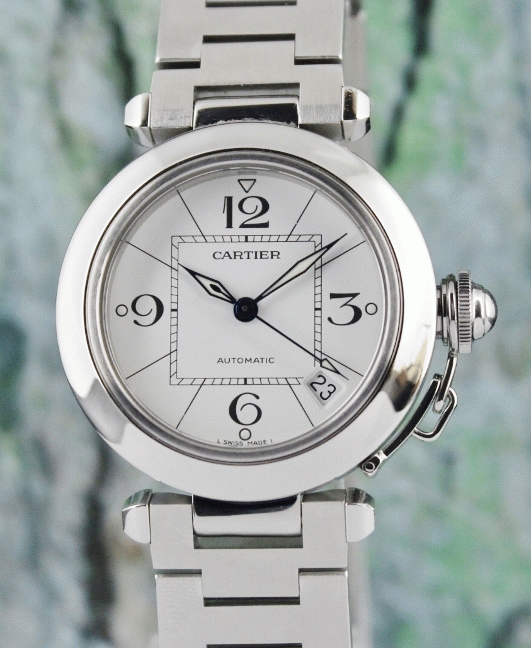 (image for) A CARTIER STAINLESS STEEL PASHA SEATIMER AUTOMATIC WATCH / 2970