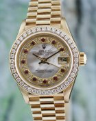 (image for) 100% ORIGINAL ROLEX LADY 18K YELLOW GOLD OYSTER PERPETUAL DATEJUST / 79138