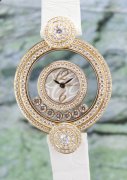 (image for) CHOPARD 18K ROSE GOLD HAPPY DIAMOND WATCH / 209341-5001