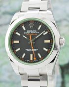 (image for) Unworn Rolex Milgauss GREEN GLASS Black Dial / 116400 GV