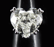 (image for) 8.88 CARAT "J" COLOUR "VS2" HEART MODIFIED BRILLIANT WITH GIA CERT
