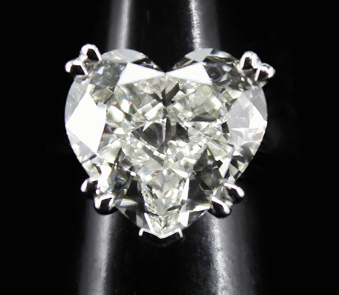(image for) 8.88 CARAT "J" COLOUR "VS2" HEART MODIFIED BRILLIANT WITH GIA CERT