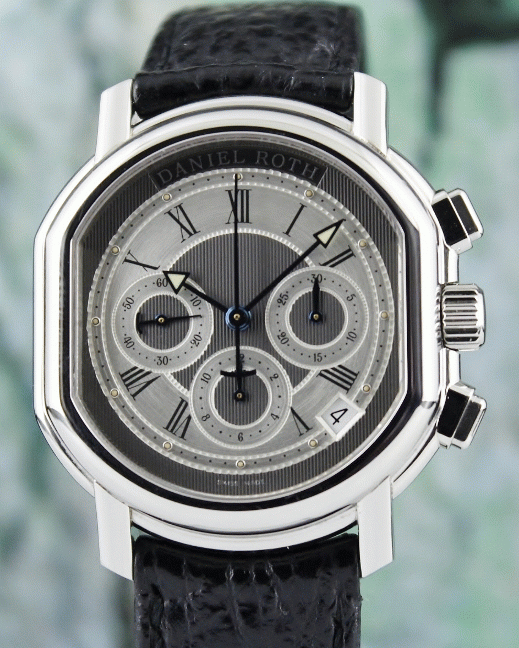 (image for) A DANIEL ROTH STAINLESS STEEL AUTOMATIC CHRONOGRAPH WATCH