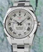 (image for) A ROLEX 18K SOLID WHITE GOLD SKY DWELLER / 326939