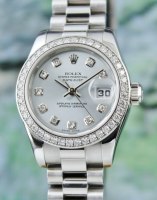 100% ORIGINAL ROLEX PT950 PLATINIUM LADY SIZE OYSTER PERPETUAL DATEJUST / 179136 (image for) 100% ORIGINAL ROLEX PT950 PLATINIUM LADY SIZE OYSTER PERPETUAL DATEJUST / 179136