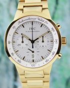 (image for) IWC 18K Yellow Gold GST Quartz Chronograph Watch / IW955701