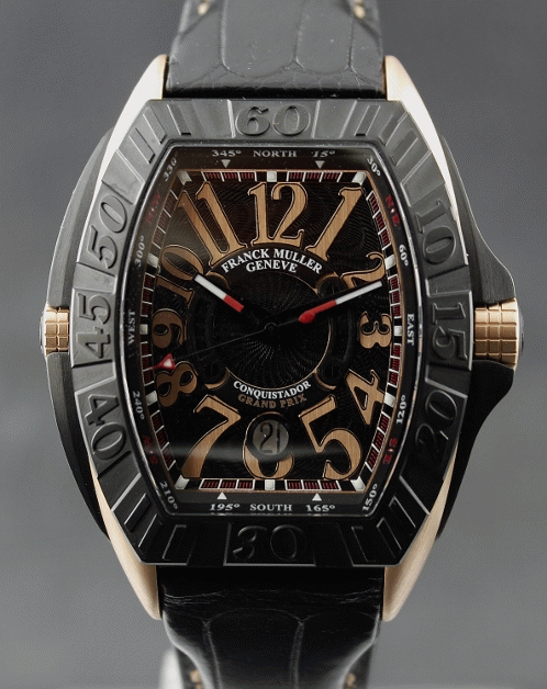 (image for) Like New Franck Muller Conquistador Grand Prix 8900 SC DT GPG Rose Gold
