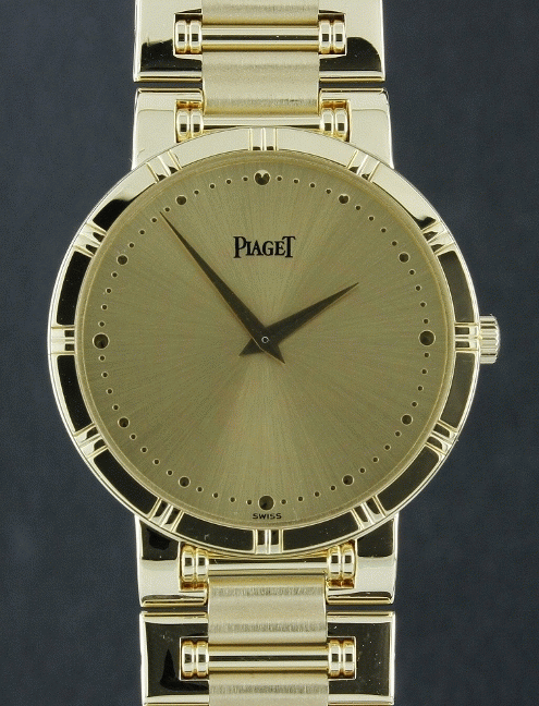 (image for) A 18K YELLOW GOLD MEN SIZE PIAGET DANCER WATCH