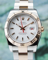 (image for) A ROLEX 18K ROSE GOLD OYSTER PERPETUAL DATEJUST TURN-O-GRAPH / 116261