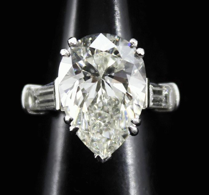 (image for) 7.07 CARAT "L" COLOUR "VS2" PEAR BRILLIANT WITH GIA CERT