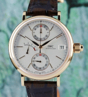 (image for) IWC Portofino Monopusher Chronograph 18K Rose Gold Watch / IW515104