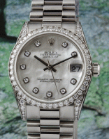 (image for) 100% ORIGINAL ROLEX MIDSIZE 18K YELLOW GOLD OYSTER PERPETUAL DATEJUST - 78159