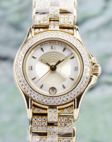 (image for) MAUBOUSSIN 18K YELLOW GOLD AUTOMATIC DIAMOND WATCH