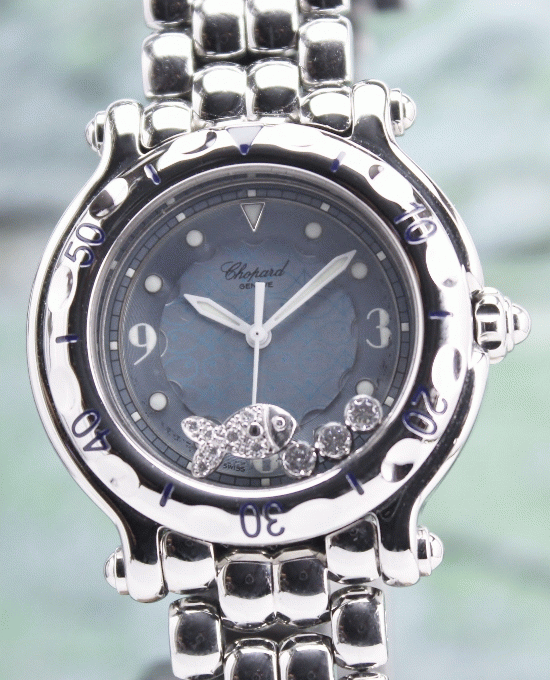 (image for) A Chopard Happy Fish Mid Size Diamond Watch / 8925