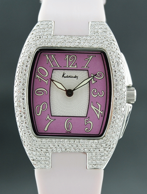 (image for) A Kutchinsky Stainless Steel Diamond Lady Watch