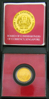 (image for) SINGAPORE $10DOLLARS COIN